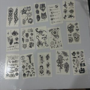 15 Whimsygoth Temporary Tattoo Sheets Set
